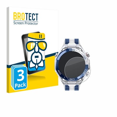 Screenprotector 3 Stuks voor Huawei Watch Ultimate 2 Blue Beschermglas transparant