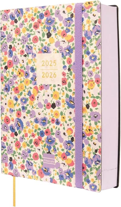 SnelShoppen - Agenda 18 maanden 2025 2026 - 1 Dag per Pagina - Meisjes - Trendy Design - Perfect voor School, Werk en Persoonlijke Planning