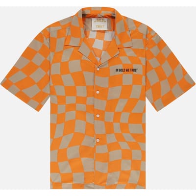 In Gold We Trust Unisex The Beach Orange Größe: XS | Business hemden Outlet | Unisex | Orange