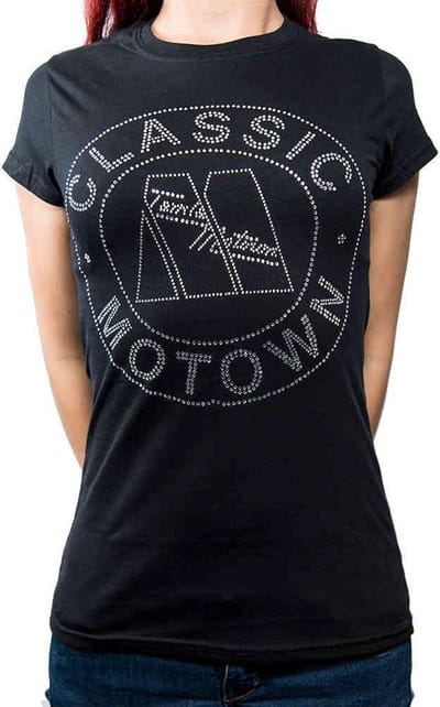 Motown Records - Classic Dames T-shirt - S - Zwart