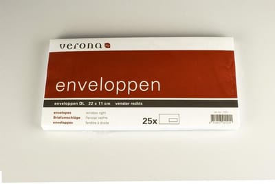 Verona enveloppen DL22x11 RECHTS pak 25