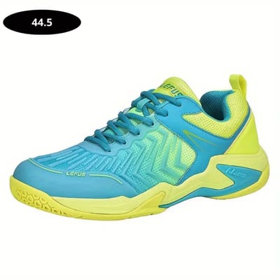 Bovista Tennisschoenen - Heren - Dames - Tenniskleding - Indoor - Outdoor - Blauw & Geel - Maat 44.5