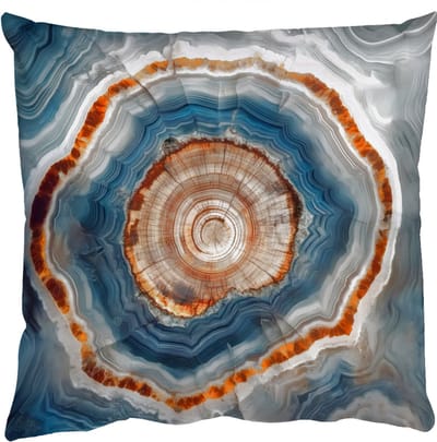 Sierkussens - Kussentjes Woonkamer - 50x50 cm - Cirkel - Ringen - Steen - Tinten