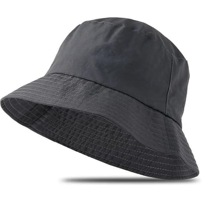 Heren Grote Maat XXL 65cm Bucket Hoeden Plus Maat XL 63cm Zonnehoeden Dames Grote Hoofd Waterdichte Vissersmuts Zomer Zon Bescherming Panama L 57-59cm grijze kleur