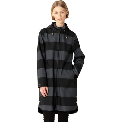 Ilse Jacobsen Rain&outerwear Rain128st Ombre Blue Maat: 36 | Regenjassen Outlet | Dames | Zwart
