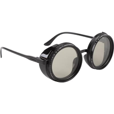 Lunettes Polarisées 52mm ND2 Filtre 400 Lentille Forme Ronde Lunettes de Soleil Réductrices de Lumière Réglables pour la Pêche black