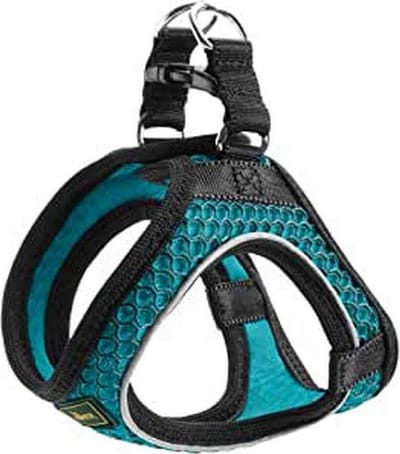 Hondentuigje Hunter Hilo-Comfort Turkoois Maat XS (35-37 cm)