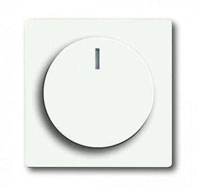 Centrale schijf dimmer draaiknop wit