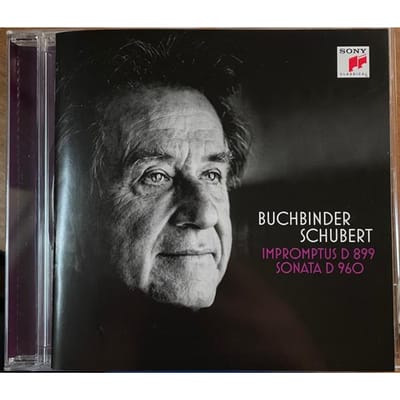 CD RUDOLF BUCHBINDER - Schubert: Impromptus D 899, Sonate  88883717422 Sony Classical 2013 Europa Klassiek Gebruikt gray