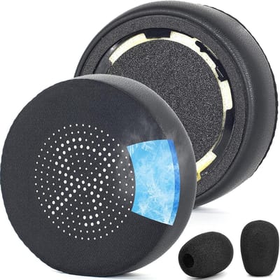 Vervangende Oorkussens en Microfoon Schuim voor Jabra Evolve 75 Hoofdtelefoons - Comfortabele Gel Oorkussens voor Duidelijke Geluidservaring