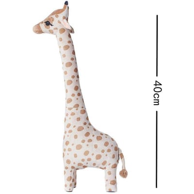 85cm Grote Maat Schattige Giraf Pluche Speelgoed Simulatie Dieren Giraf Gevuld Poppetje Kinderkamer Bed Decor Kindercadeaus white