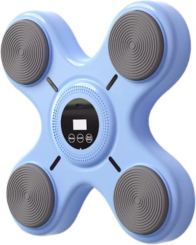 Muziek Boksmachine - Interactieve Trainer - Thuis Sporten - Slimme Tellers - 31x31x9cm - Blauw