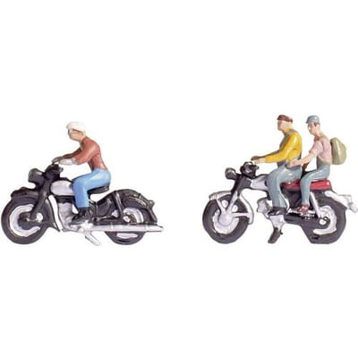 NOCH 36904 N Motorrijders figuren Geverfd, Staand