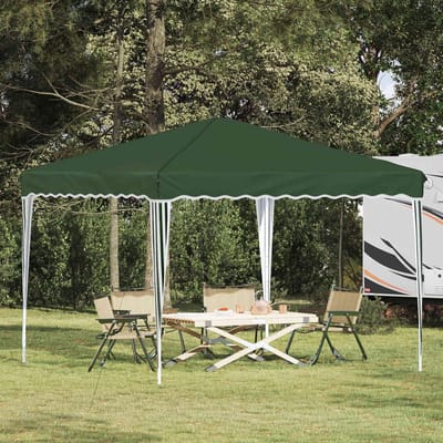 Pop-up Partytent - Feesttent Outdoor - Buitenfeest Organiseren - Waterdicht Oxford Doek - 288 x 288 cm - Groen