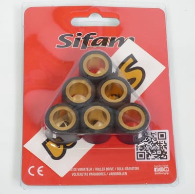 Variateurrol Sifam voor Scooter Piaggio 180 Hexagon Lx Lxt 1998 tot 2000 20x17 15.5Grs Nieuw