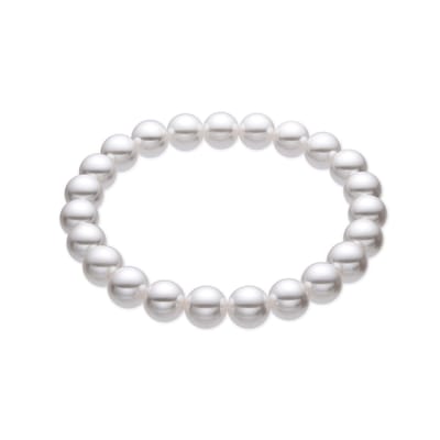 Luxenter Armband met witte parel en 18-karaats goudkleurige afwerking - Anrae