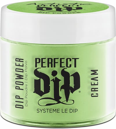Artistic Nail Design Perfect Dip Poeder ' Shaded Not Jaded ' ( Neon Groen Crème )