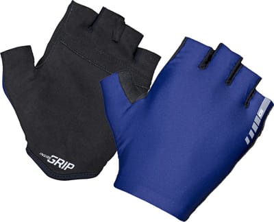 GripGrab - Aerolite InsideGrip Korte Vinger Zomer Race Fietshandschoenen zonder Padding - Navy Blauw - Unisex - Maat M