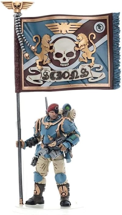Astra Militarum Tempestus Scions Bannerdrager Actiefiguur 1/18 Schaal