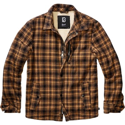 Brandit - Classic Sherpa Jacket - L - Geel/Zwart