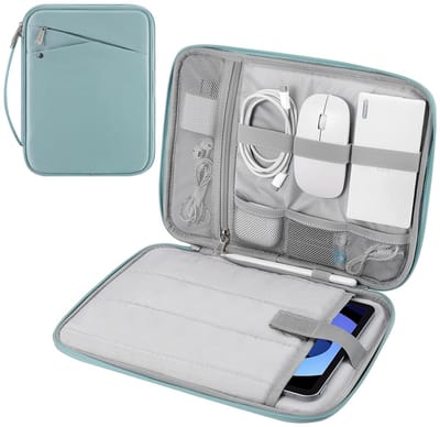 Dailygoods- Tablethoes Draagtas - Gewatteerde Bescherming - Voor 9-11 Inch Tablets - Klittenbandsluiting - Waterdicht - Robuust voor Reisgebruik - Tablet Sleeve