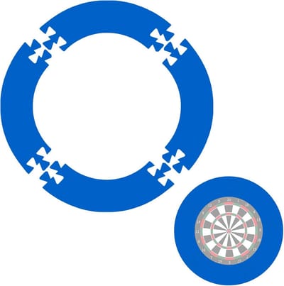 Dartbord Surround Beschermring Blauw voor 45 cm Dartborden | Muurbescherming Dartsport