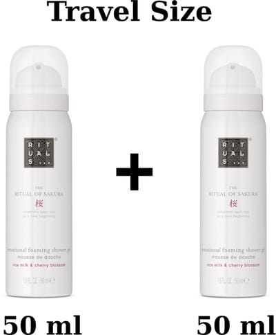 Rituals The Ritual of Sakura Travel Foaming Shower Gel - Douchegel - 2 x 50 ml
