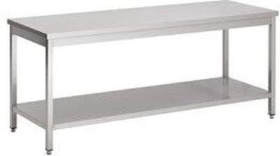 Werktafel | Bodemschap | 90cm breed | RVS | Combisteel | 7812.0008