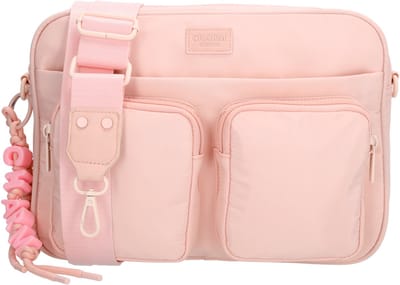 Charm London Seoul Crossbodytas - Schoudertas - Lichtgewicht - Dames Tas - Verstelbare Schouderband - Ritsvakken - Lichtroze