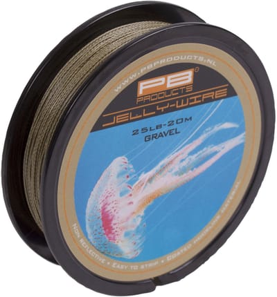 PB Products - Jelly Wire - Gecoat Onderlijn Materiaal - 20 meter - Gravel (35 lb)
