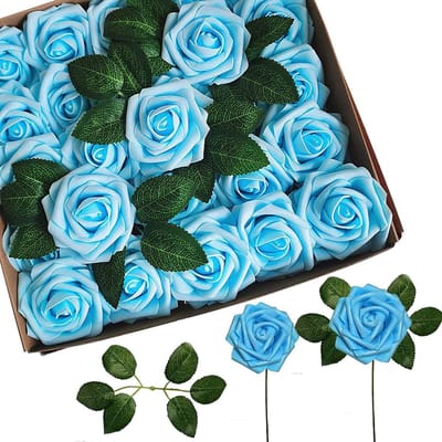 Kunstbloemen- nepbloemen- kunstbloemen voor binnen- nep bloemen- 25 bloemen