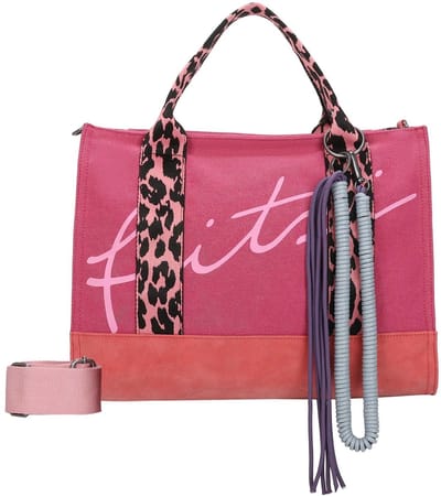 Fritzi aus Preußen Schoudertas Tote Bag Limited Summer Canvas Leo Pink Fruity Roze