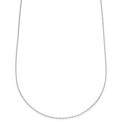 Argentia | 925s | 2 mm Gerhodineerde Sterling Zilveren Schakelketting