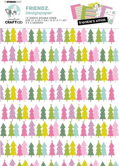 Studio Light Paper assortment set Friendz nr.16 CCL-FR-PS16 A4