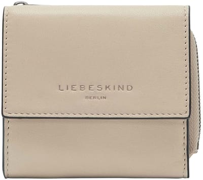 LIEBESKIND BERLIN Leren Portemonnee Lila Sheep Natural Alva Wallet Sandcastle Beige