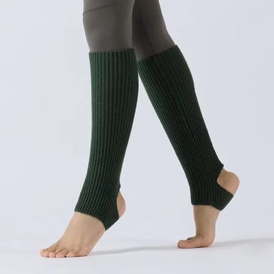 Warme Beenwarmers voor Winter – Lange Gebreide Kousen – Fitness, Yoga, Ballet & Latin Dance – Comfortabele Losse Sokken voor Vrouwen – Sport Sokken, Dans Beenwarmers, Yoga Accessoires
