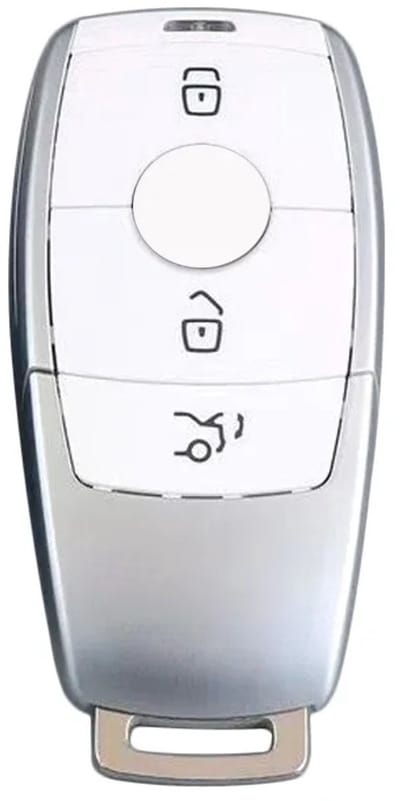 XEOD Autosleutelbehuizing - sleutelbehuizing auto - sleutel - Autosleutel / Geschikt voor: Mercedes 3 Knops smart sleutel - Keyless