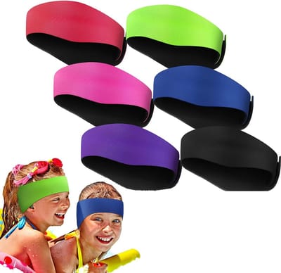 Hoofdband voor kinderen met oordopjes - Waterdichte neopreen zwemaccessoires