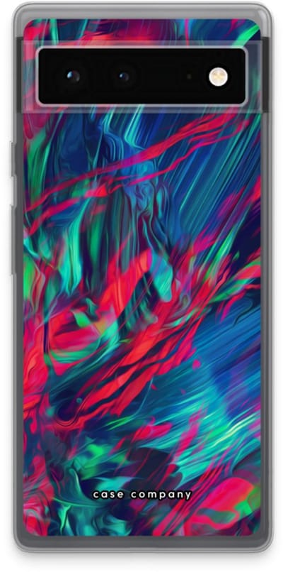 Case Company® - Hoesje geschikt voor Google Pixel 6 hoesje - Pilgrims Of The Sea - Soft Cover Telefoonhoesje - Bescherming aan alle Kanten en Schermrand