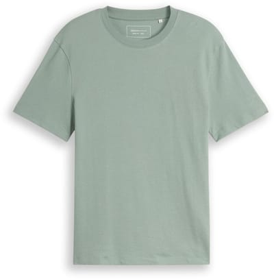 Tom Tailor Denim - T-shirt van katoenen badstof - Maat XS - green mist