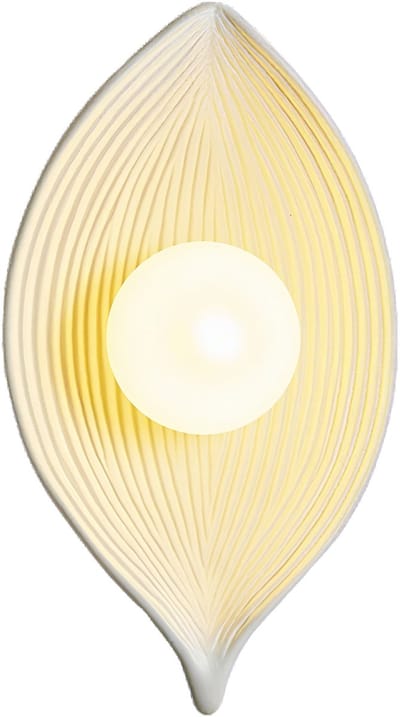 Wandlamp Moderne Binnen Wandlampen Creatieve Bladvorm voor Woonkamer Slaapkamer Wit