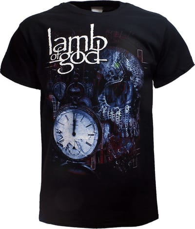 Lamb Of God Circuitry Skull T-Shirt - Officiële Merchandise - L