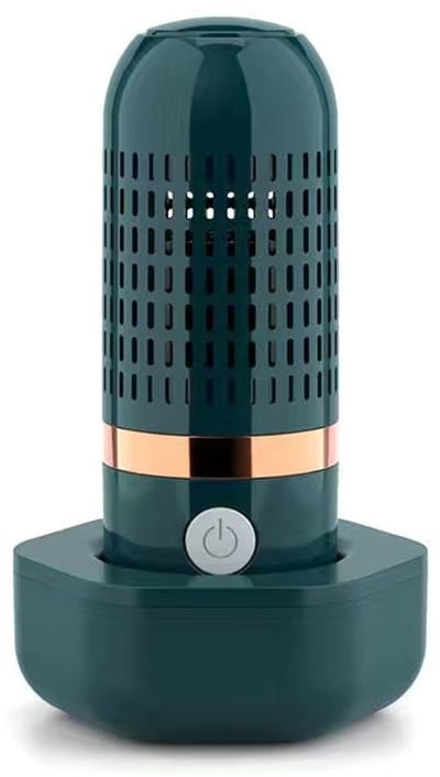 Draadloze Fruit-Draagbare Voedselreiniger Capsule - Wasmachine voor Groente en Fruit - schoonmaken-Verwijdert Pesticiden en Bacteriën - USB Oplaadbaar - Wit en Blauw - 9.8x16.2cm