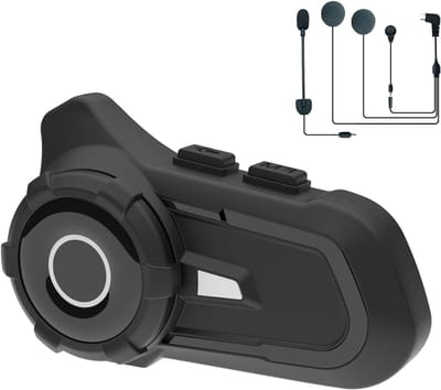 MRKK® Motorhelm Headset - Intercom - Bluetooth - Zwart
