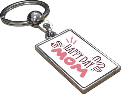 Happy Day Mom - Sleutelhanger - Cadeau - Verjaardag - Kerst - Kado - Valentijn - Moederdag - Moederdag cadeautje - Moederdag cadeau voor mama