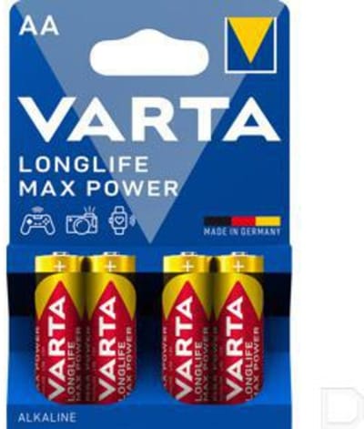 Varta Longlife Max Power Alkaline Batterijen AA - 3 x 4 stuks - Voordeelverpakking