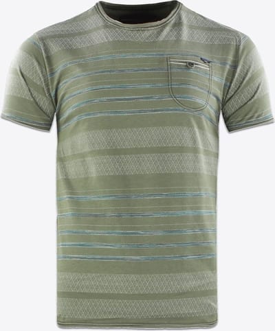 Heren T-shirts met ronde hals Gabbiano 15185 Olive-S