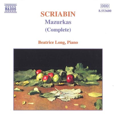 Beatrice Long - Scriabin: Mazurkas (Complete) (CD)