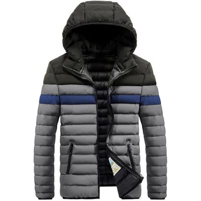 Manteaux en coton pour hommes pour jeunes et personnes d'âge moyen, couleurs assorties, manteaux courts en coton polyvalents et décontractés, vestes slim, tendance XXXXL black