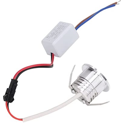 Mini LED Inbouwspot voor Vitrinekasten en Onderkastverlichting - Optimale Warmteafvoer en Natuurlijk Wit Licht 6000K